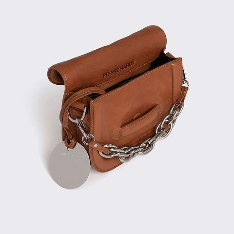 Pierre Hardy SAC MINI ALPHAVILLE, cuir de chèvre grainé camel, vue 2
