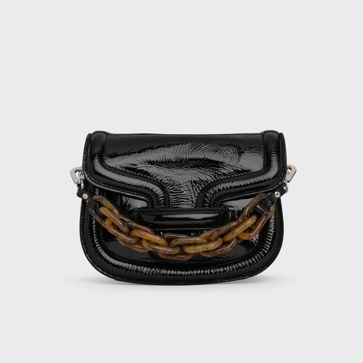 Pierre Hardy SAC MINI ALPHAVILLE, cuir de chèvre vernis noir, vue 6
