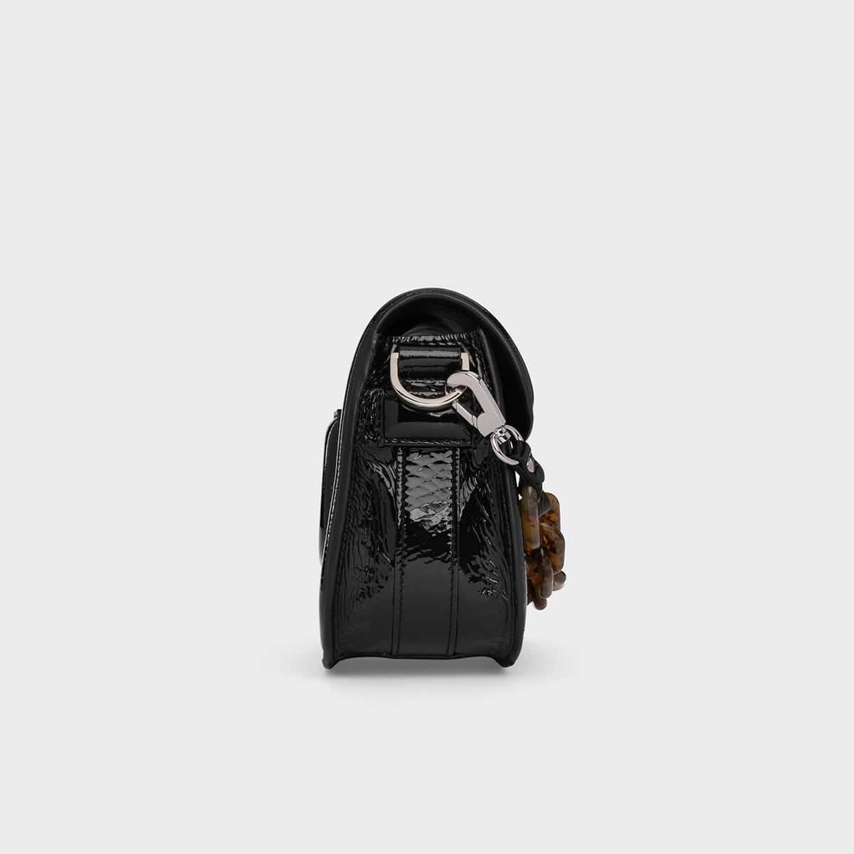Pierre Hardy SAC MINI ALPHAVILLE, cuir de chèvre vernis noir, vue 3