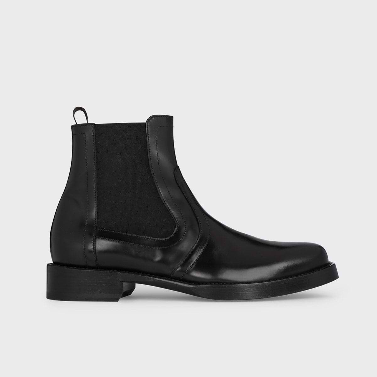 Pierre Hardy BOTTINES HEROES, cuir de veau verni noir