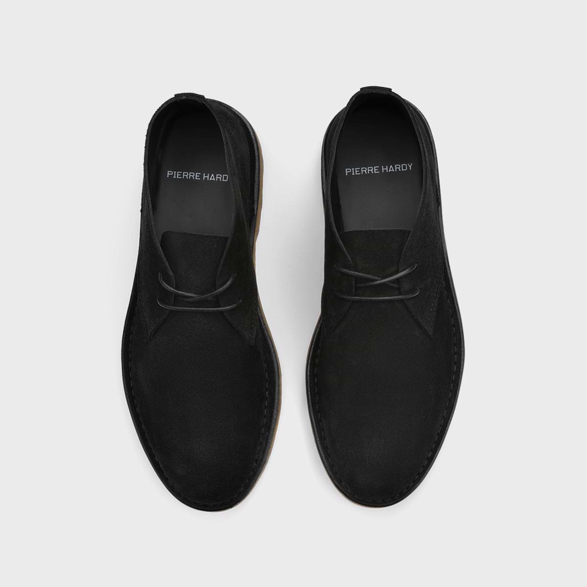 Pierre Hardy DESERT BOOTS ANTOINE, cuir de veau velours noir, vue 5