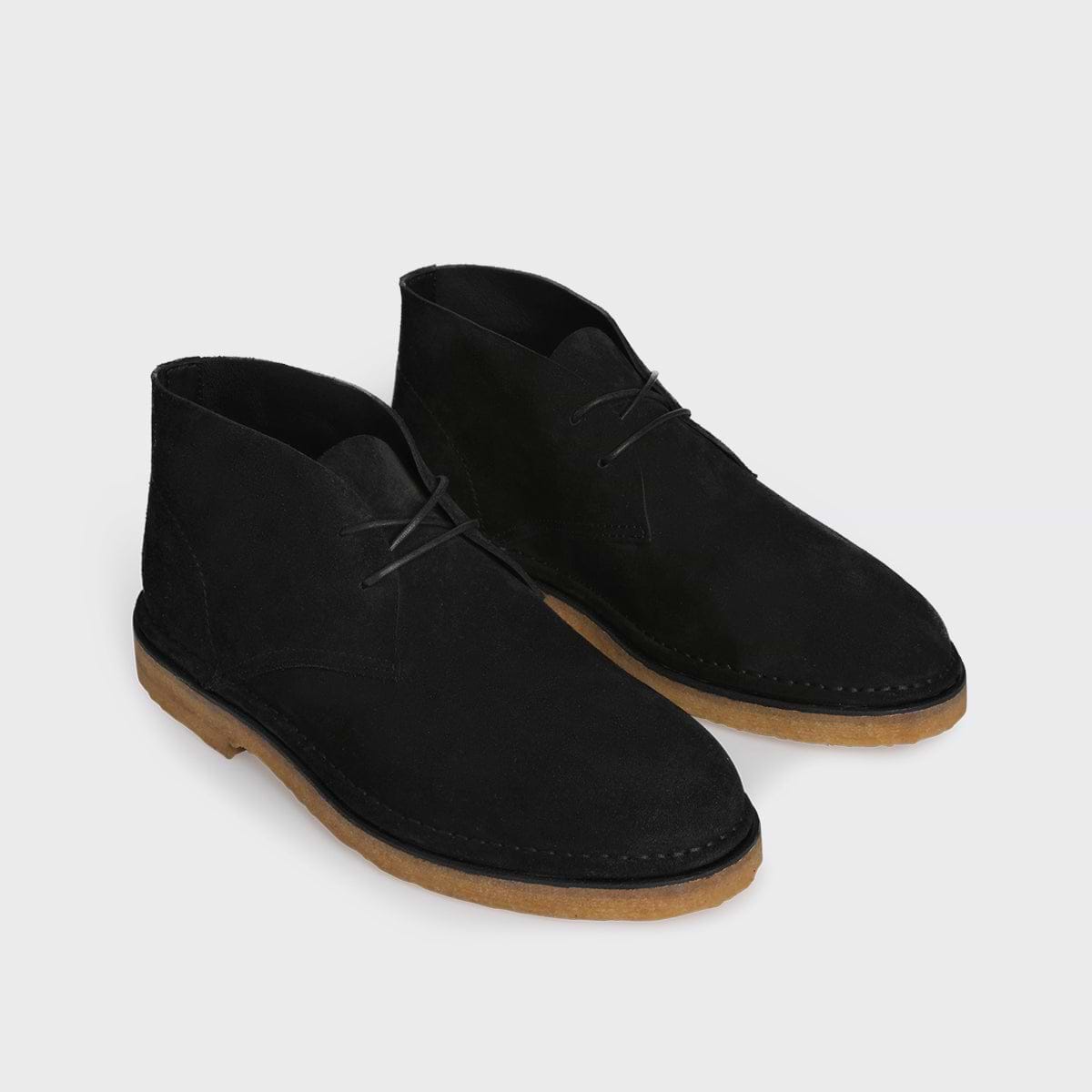 Pierre Hardy DESERT BOOTS ANTOINE, cuir de veau velours noir, vue 7