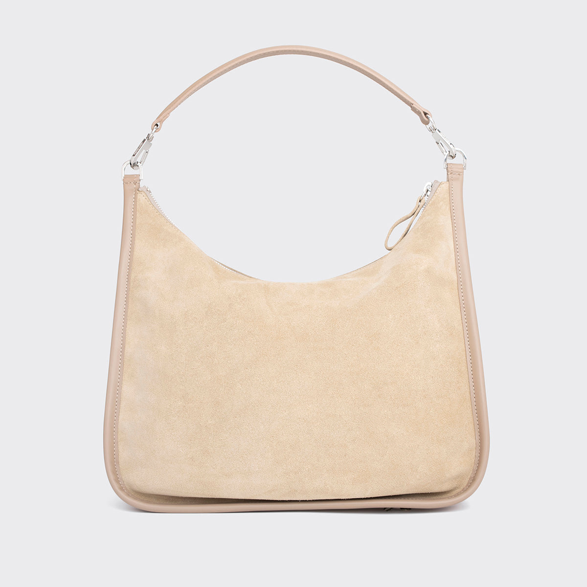 Pierre Hardy SAC ALPHA DAY MAXI, cuir de veau velours et cuir de veau beige, vue 7