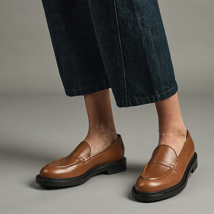 Pierre Hardy MOCASSIN JOHN, cuir de veau cognac, vue 4