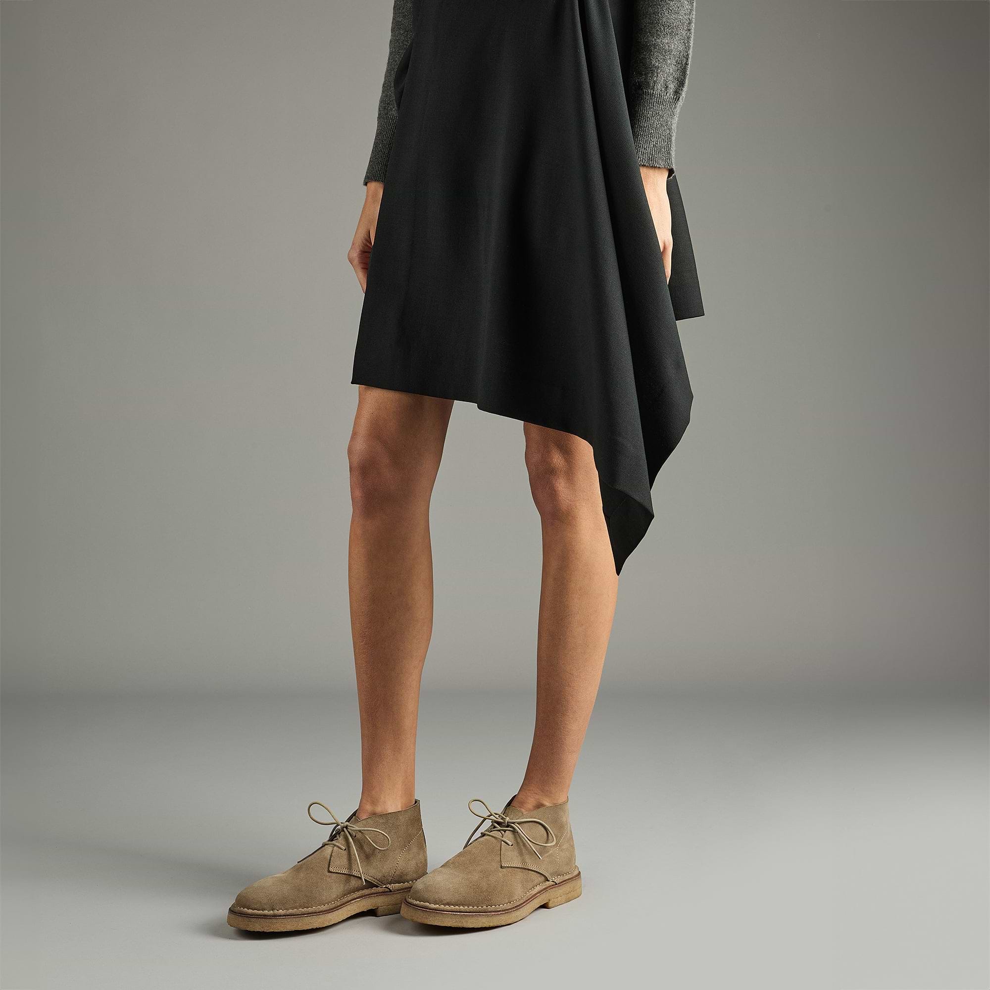 Pierre Hardy DESERT BOOTS ANTOINE, cuir de veau velours sable, vue 4