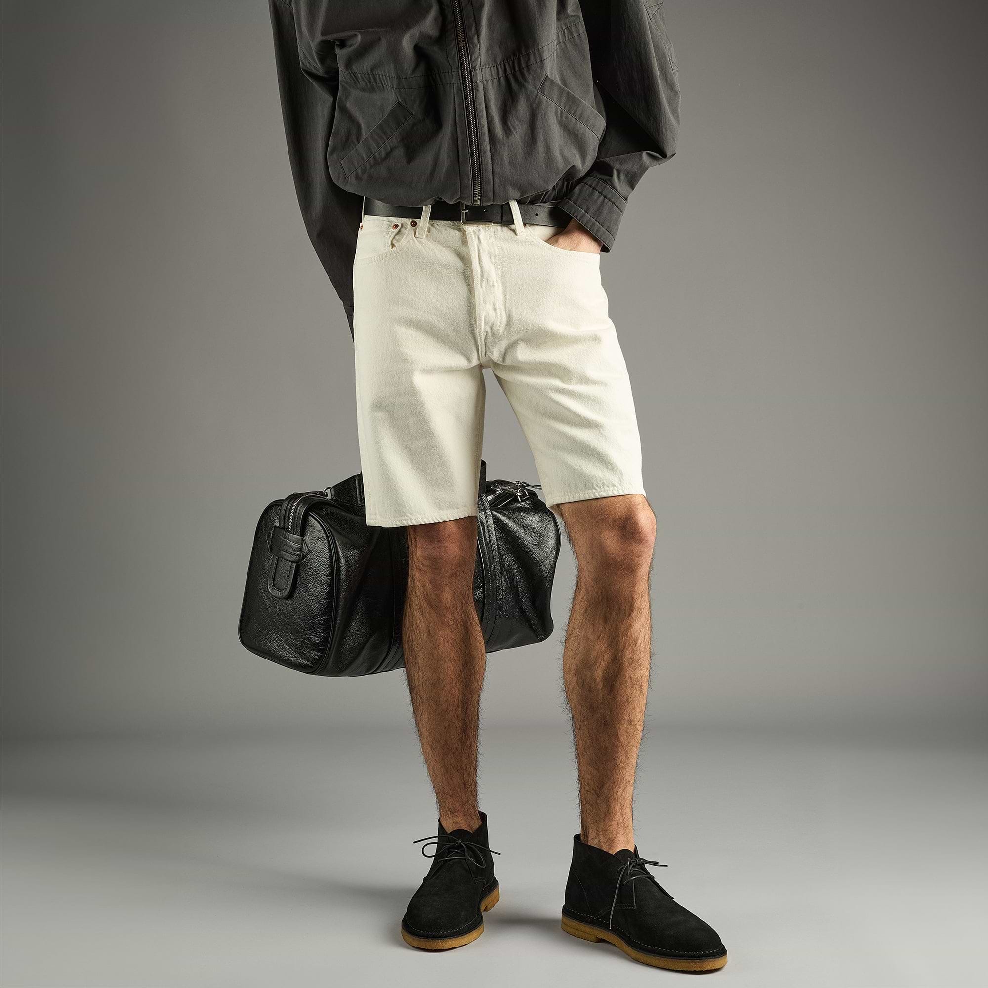 Pierre Hardy DESERT BOOTS ANTOINE, cuir de veau velours noir, vue 4