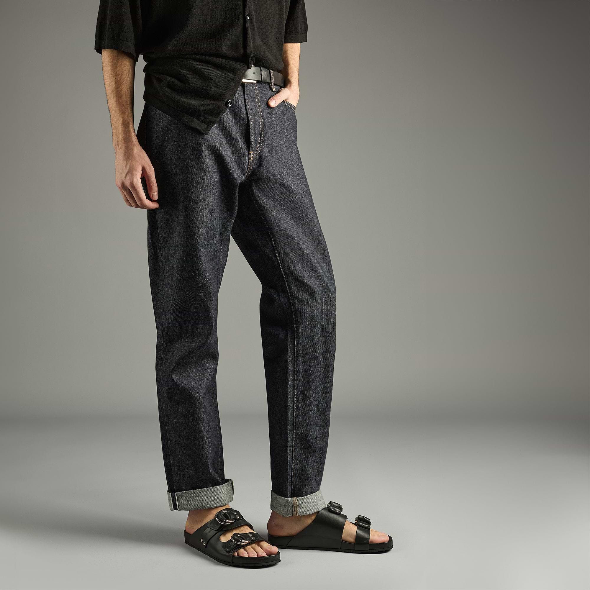 Pierre Hardy MULE PLATE BEACH RIDER, cuir de veau noir, vue 4