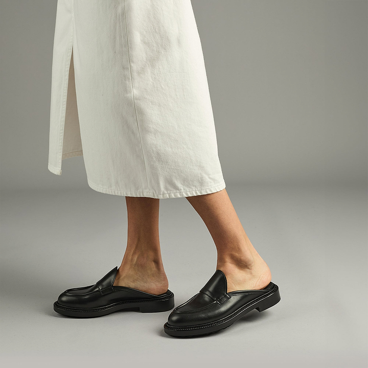 Pierre Hardy MULE JOHN, cuir de veau noir, vue 3
