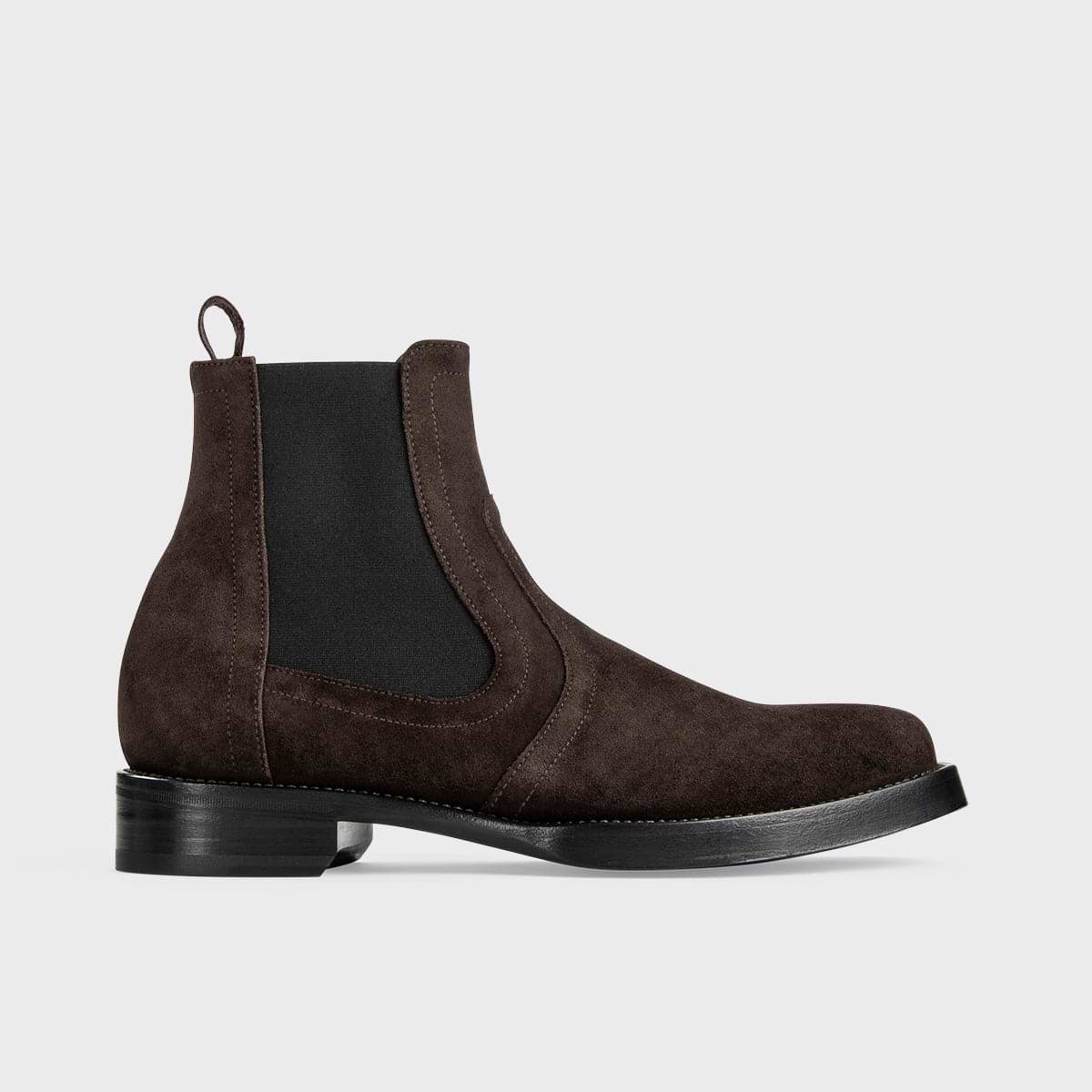 Pierre Hardy BOTTINES HEROES, cuir de veau velours moka