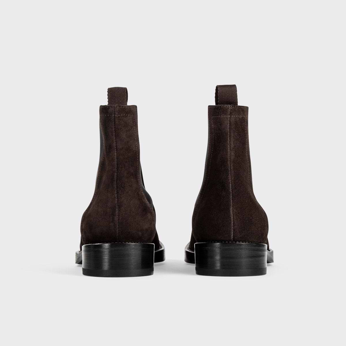 Pierre Hardy BOTTINES HEROES, cuir de veau velours moka, vue 5
