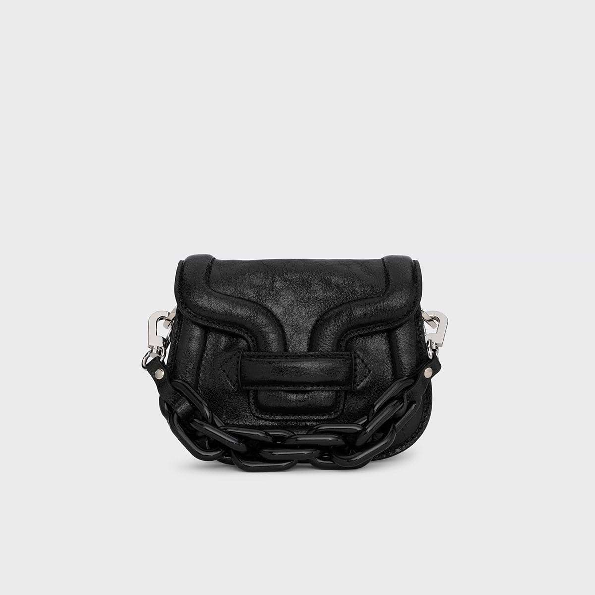 Pierre Hardy SAC MICRO ALPHAVILLE, cuir de chèvre grainé noir, vue 6