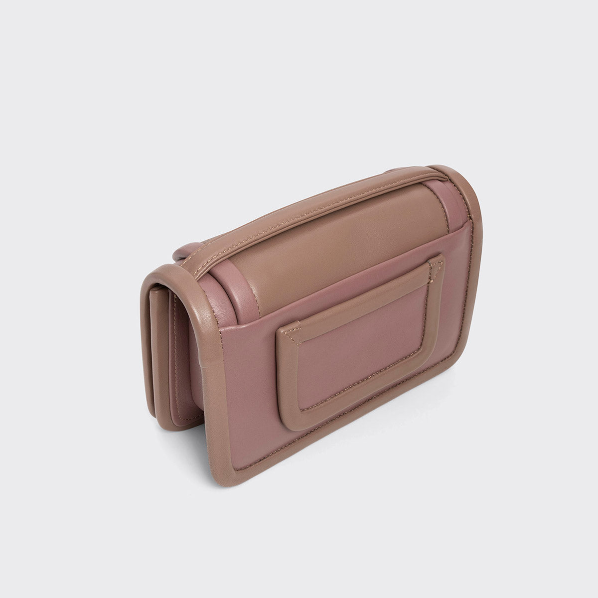 Pierre Hardy SAC À MAIN ALPHA, cuir de veau rose & beige, vue 7