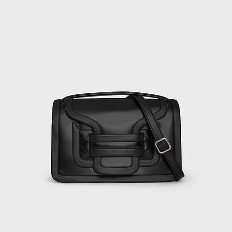 Pierre Hardy SAC À MAIN ALPHA, cuir de veau glacé noir