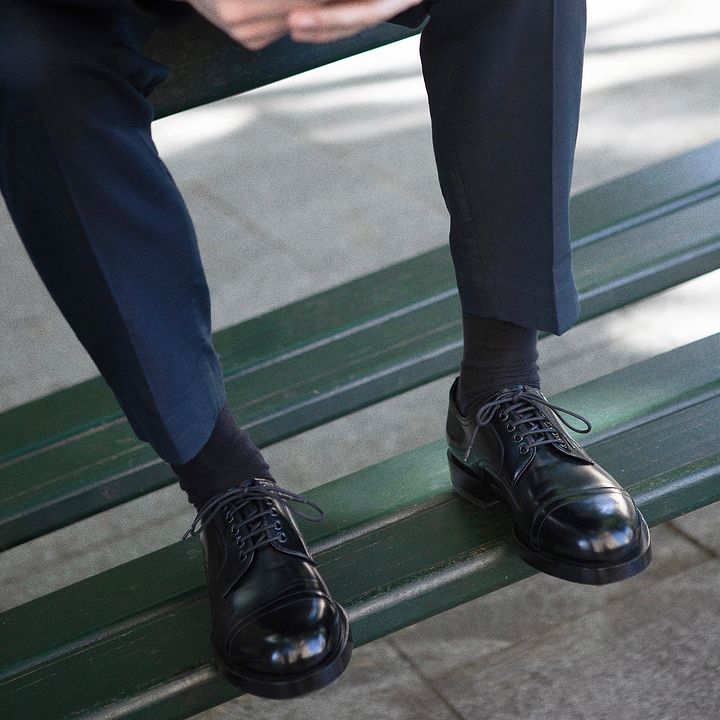 Pierre Hardy DERBY RALPH, cuir de veau verni noir, vue 5