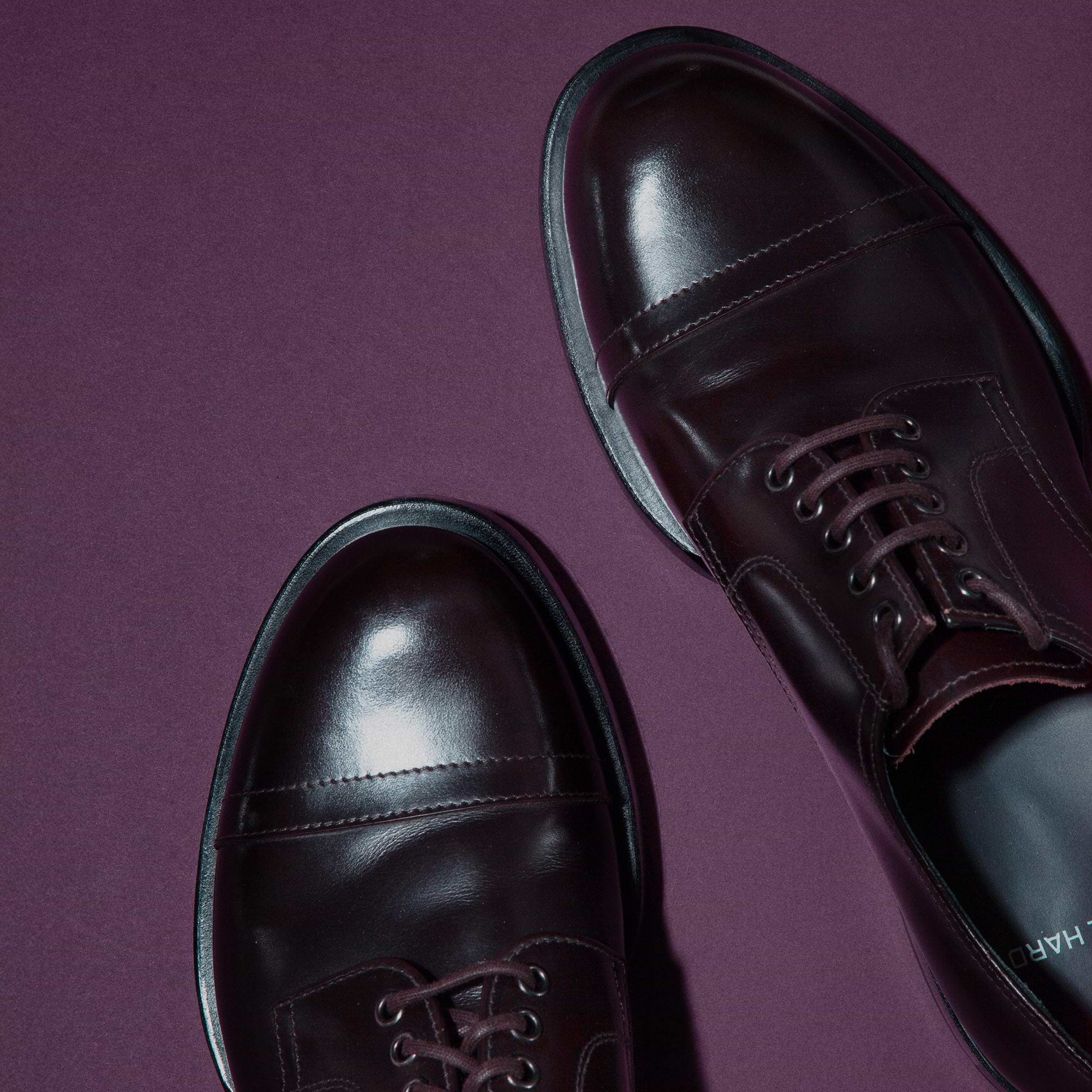 Pierre Hardy DERBY RALPH, cuir de veau bordeaux, vue 10