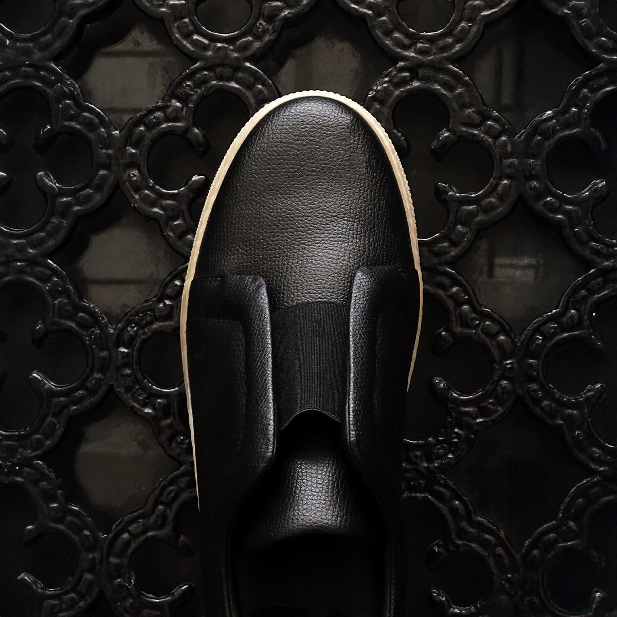 Pierre Hardy BASKETS SLIDER, cuir de veau grainé noir, vue 10