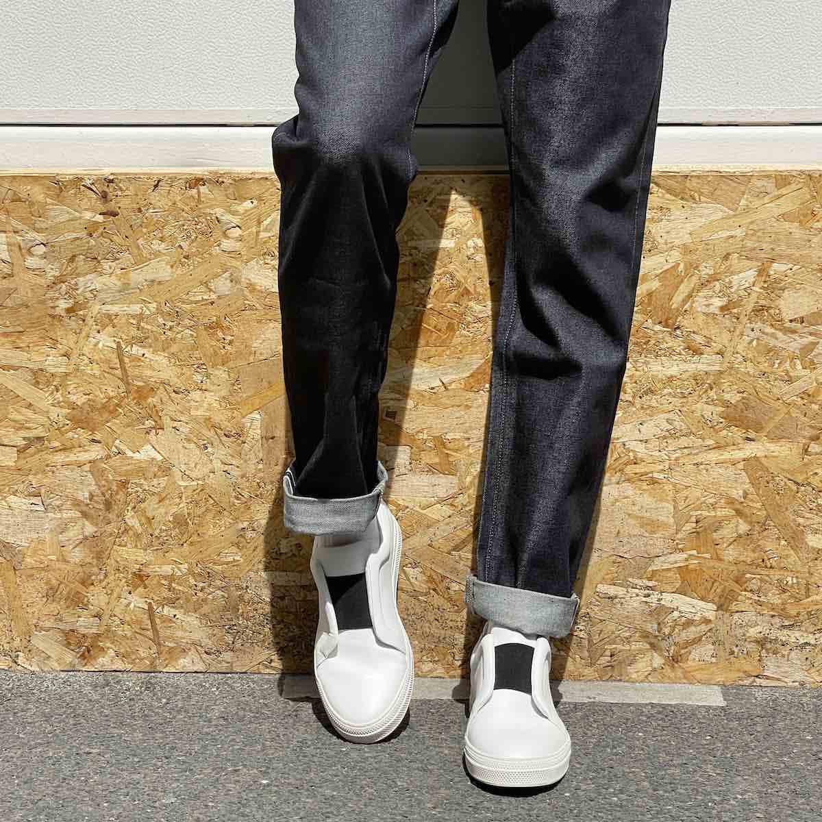 Pierre Hardy SLIDER SNEAKERS, white calfskin, vue 5
