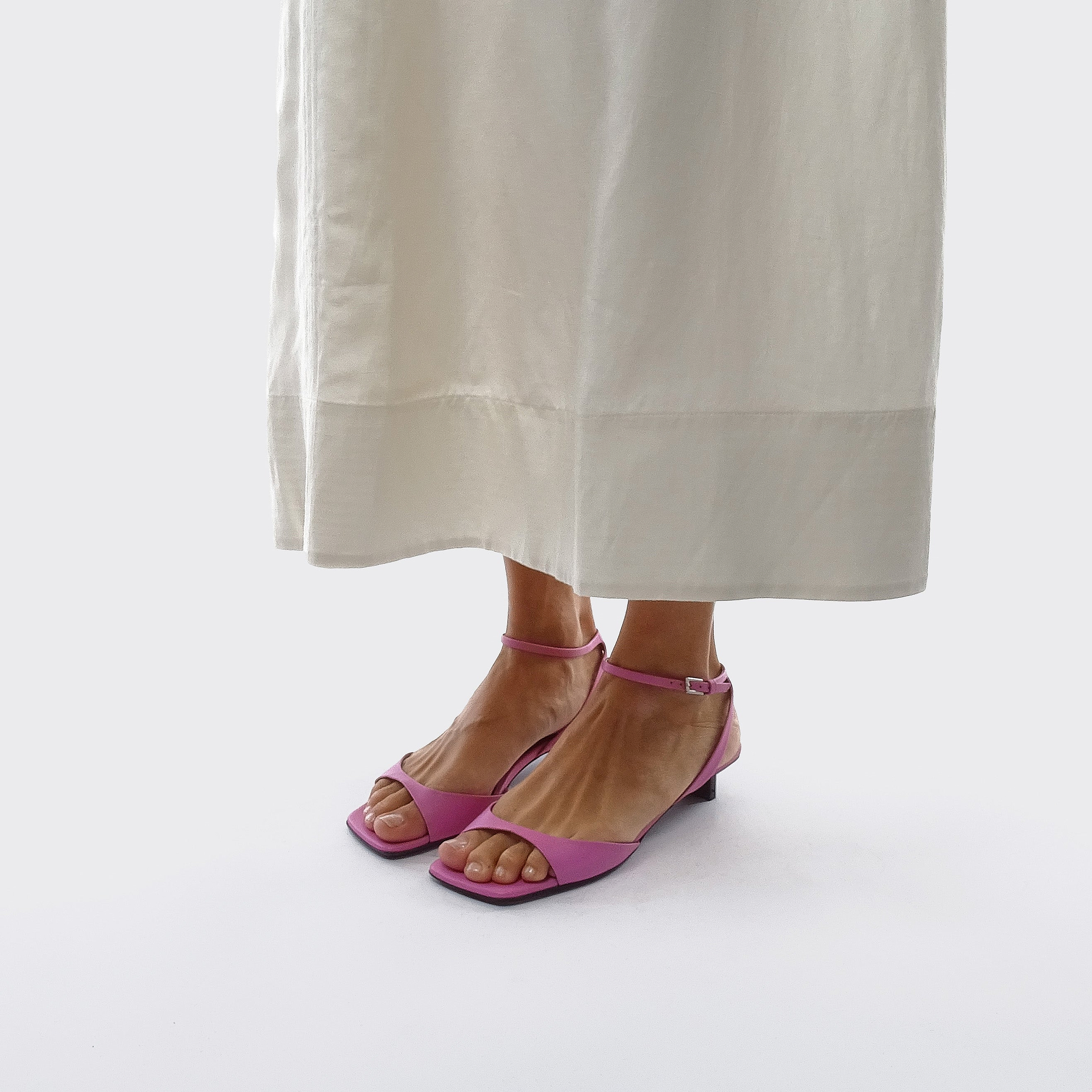 Pierre Hardy STELLA SANDAL, pink kidskin, vue 4