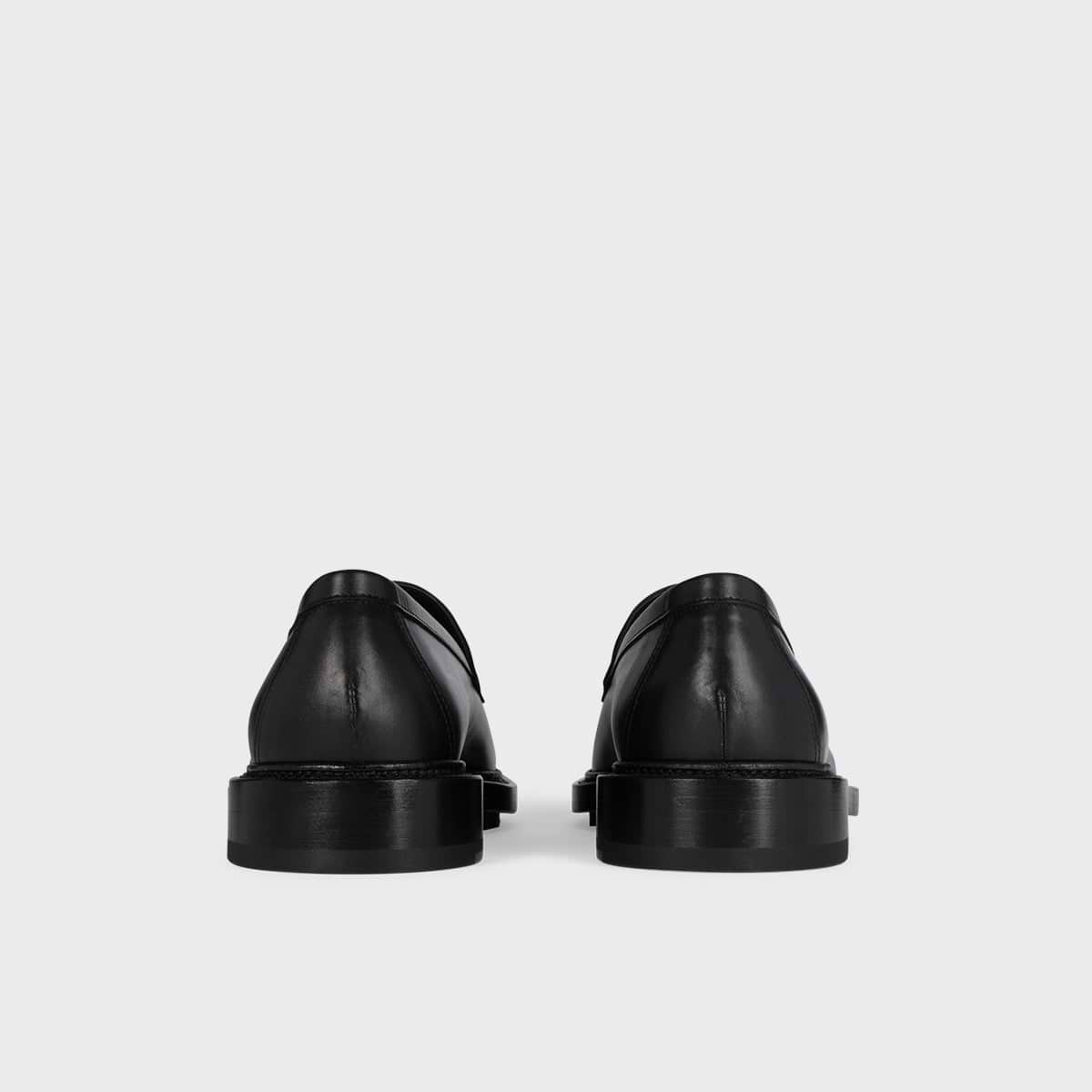 Pierre Hardy MOCASSIN JOHN, cuir de veau noir, vue 8