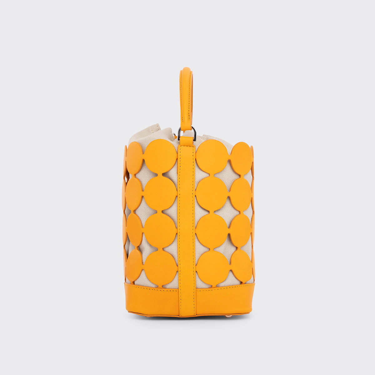 Pierre Hardy BULLES BUCKET BAG, sun glazed lambskin, vue 3