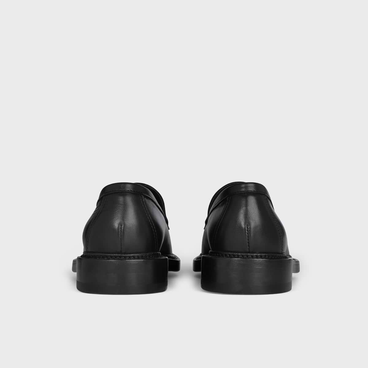 Pierre Hardy MOCASSIN JOHN, cuir de veau noir, vue 8