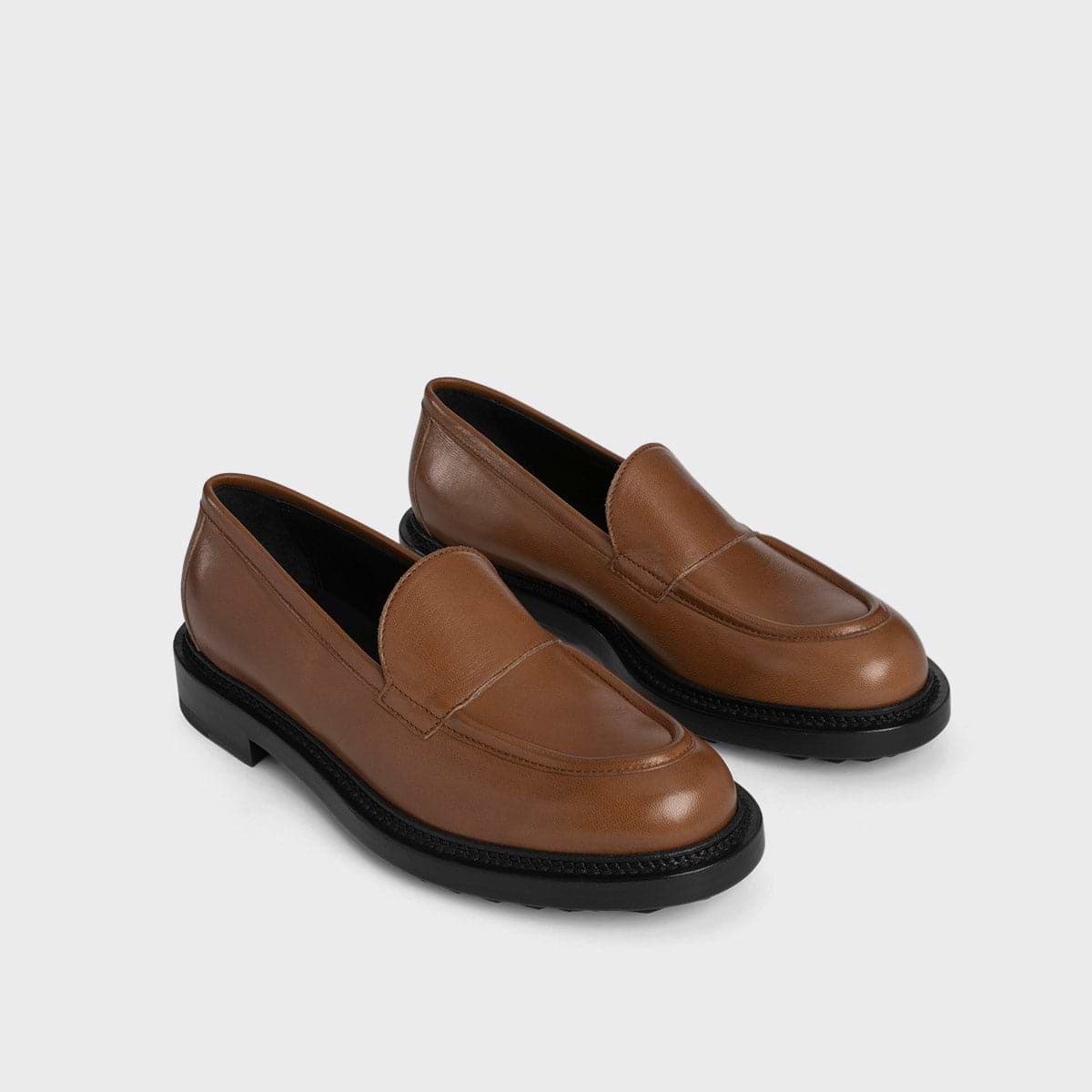 Pierre Hardy MOCASSIN JOHN, cuir de veau cognac, vue 6