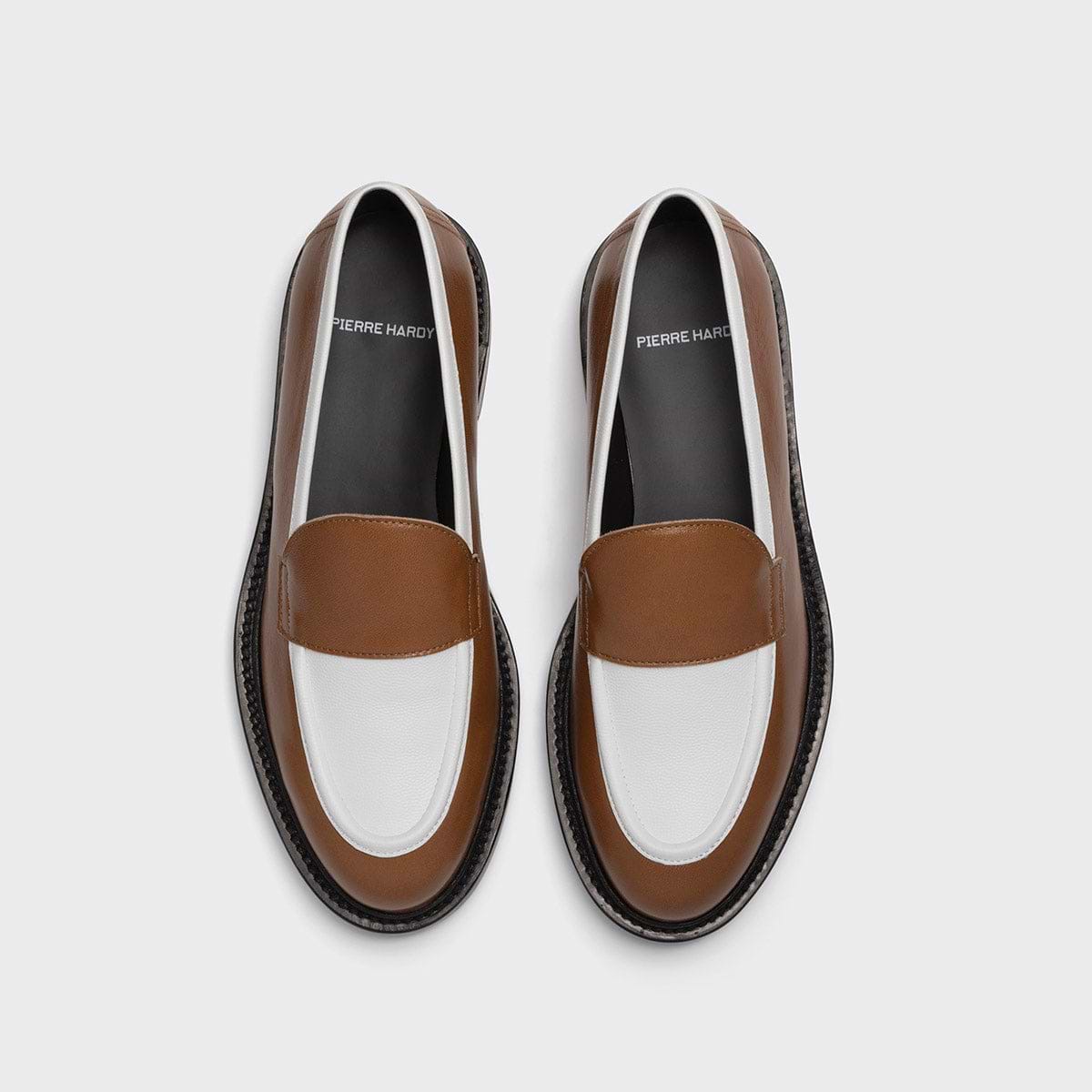 Pierre Hardy MOCASSIN JOHN, cuir de chèvre camel, vue 3
