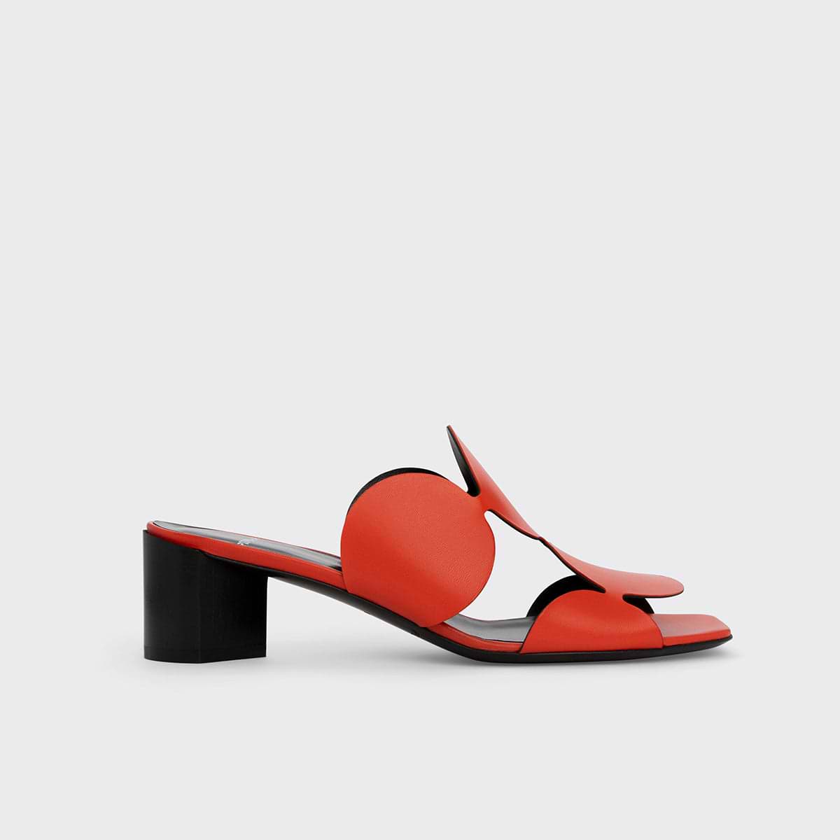 Pierre Hardy BULLES HEELED MULE, sun kidskin