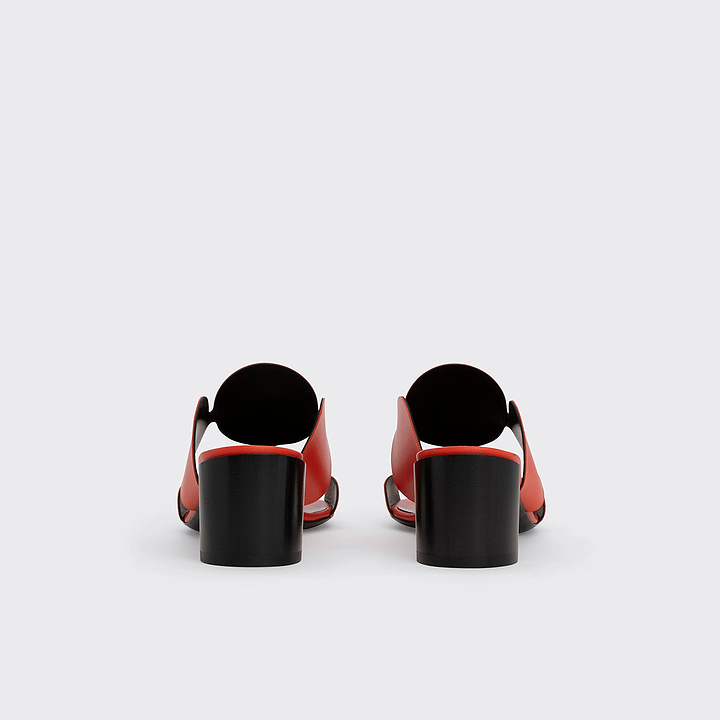 Pierre Hardy BULLES HEELED MULE, sun kidskin, vue 7
