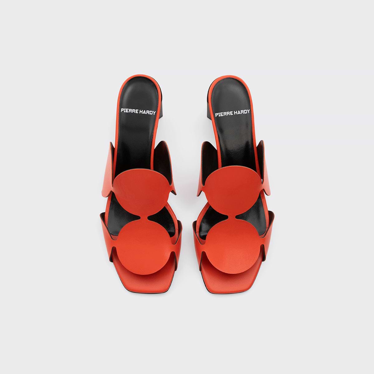 Pierre Hardy BULLES HEELED MULE, sun kidskin, vue 3