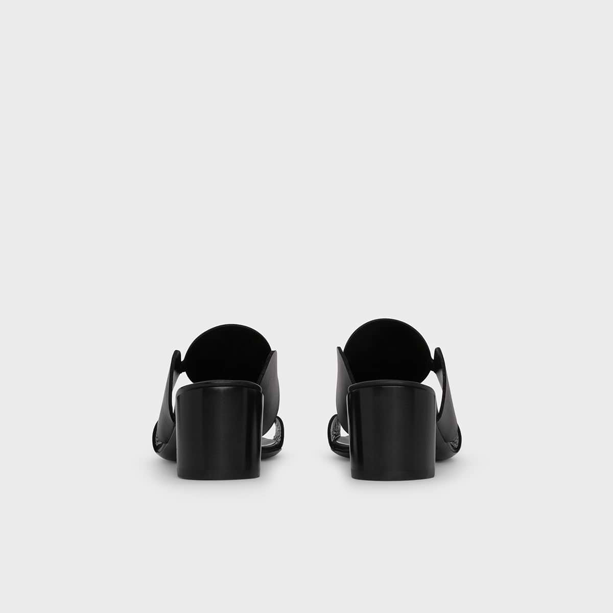 Pierre Hardy MULE À TALON BULLES, cuir de veau noir, vue 6