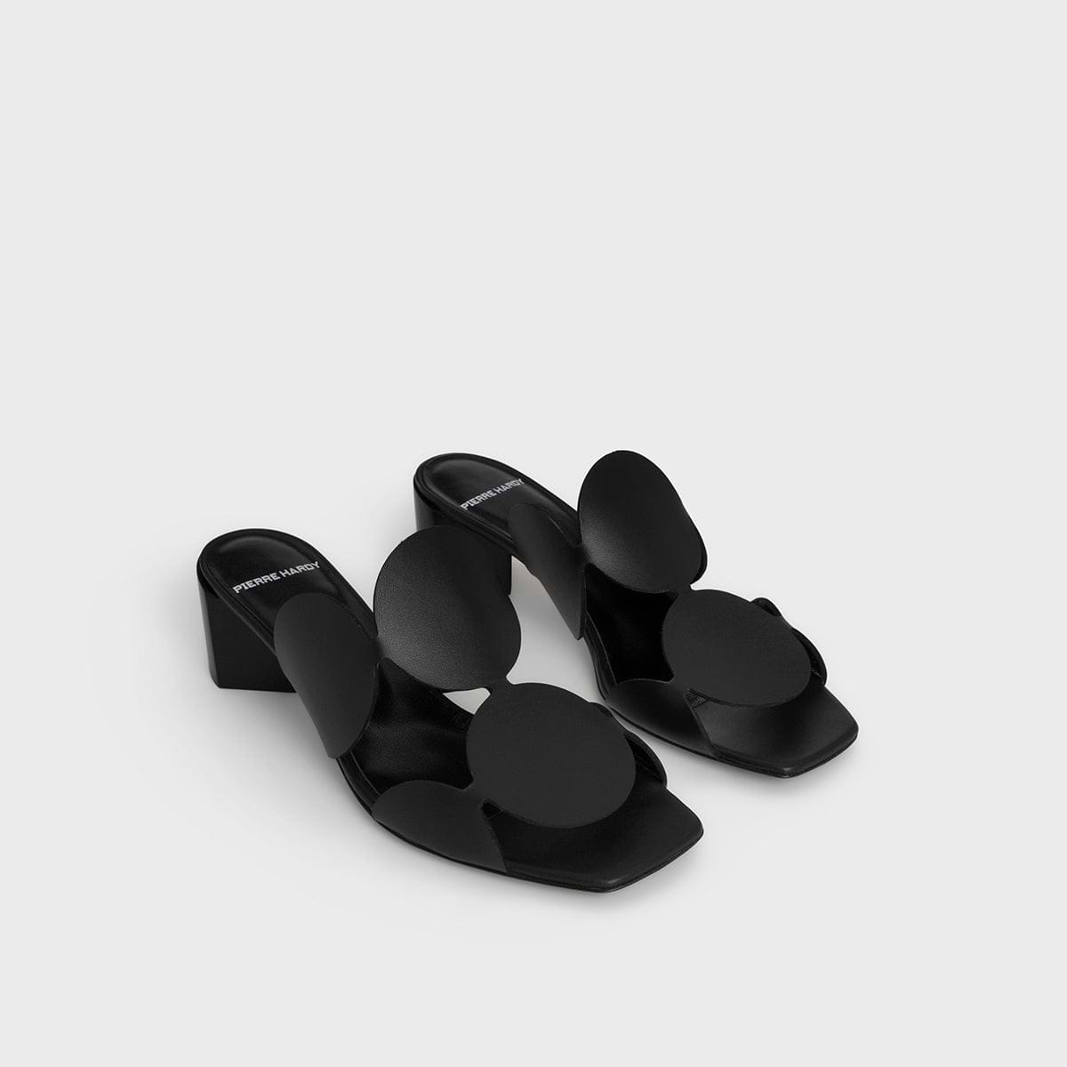 Pierre Hardy MULE À TALON BULLES, cuir de veau noir, vue 5