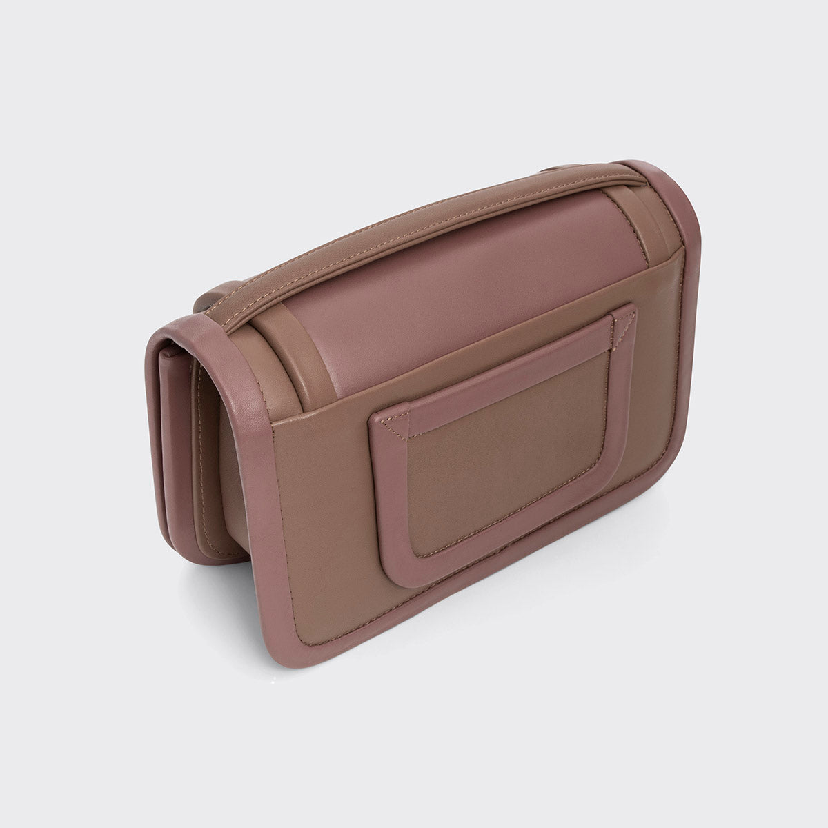 Pierre Hardy SAC À MAIN ALPHA MAXI, cuir de veau beige & rose, vue 7