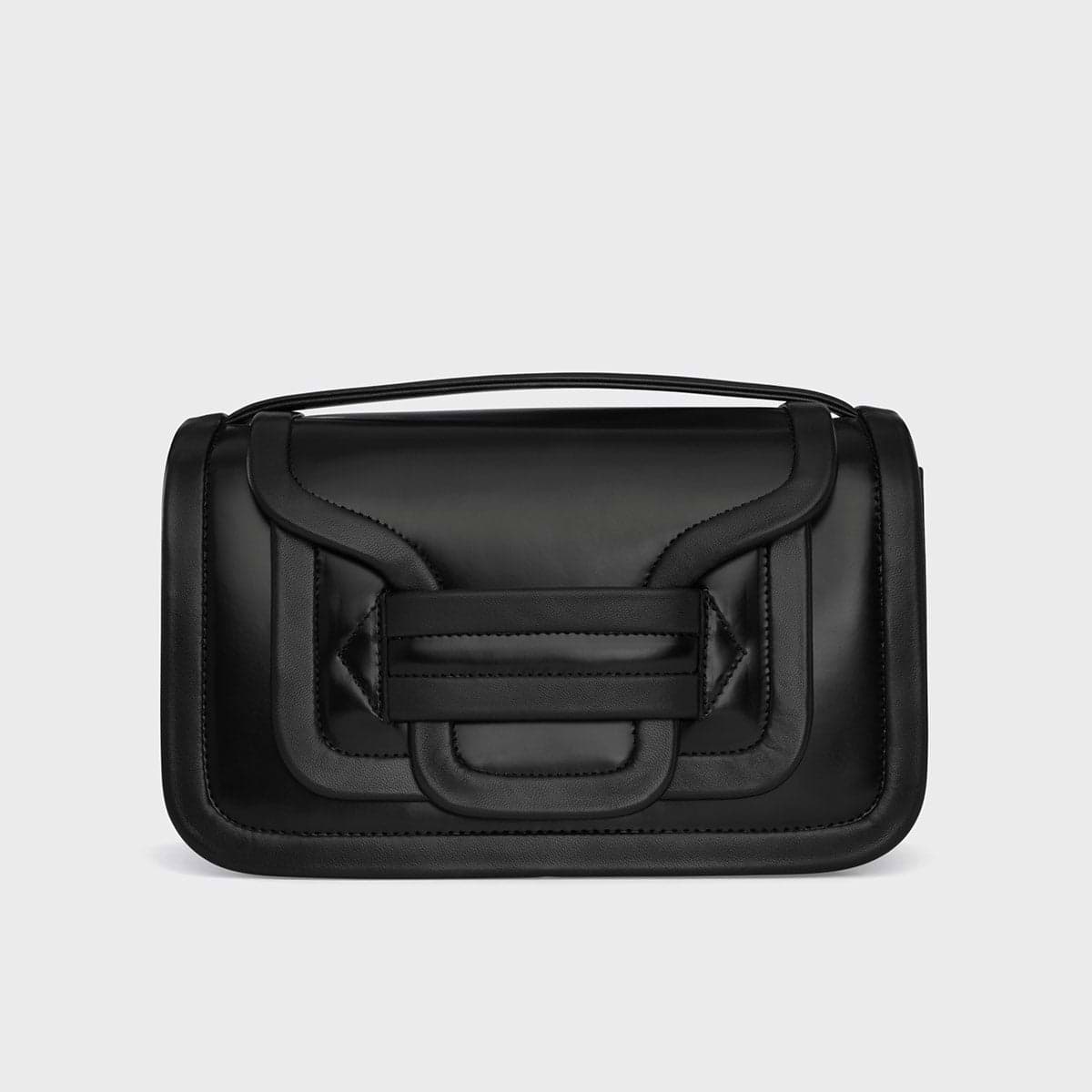 Pierre Hardy SAC À MAIN ALPHA MAXI, cuir de veau glacé noir, vue 6