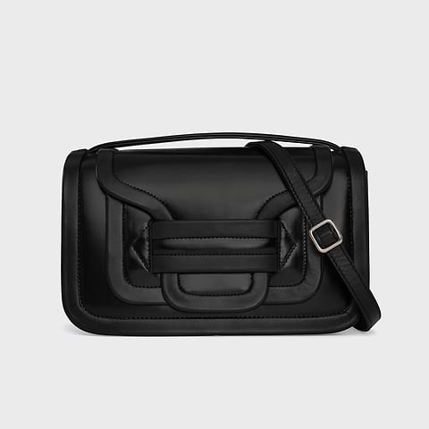 Pierre Hardy SAC À MAIN ALPHA MAXI, cuir de veau glacé noir