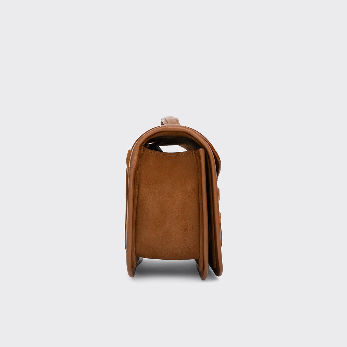 Pierre Hardy SAC À MAIN ALPHA MAXI, cuir de chevreau velours et cuir d'agneau havane, vue 5