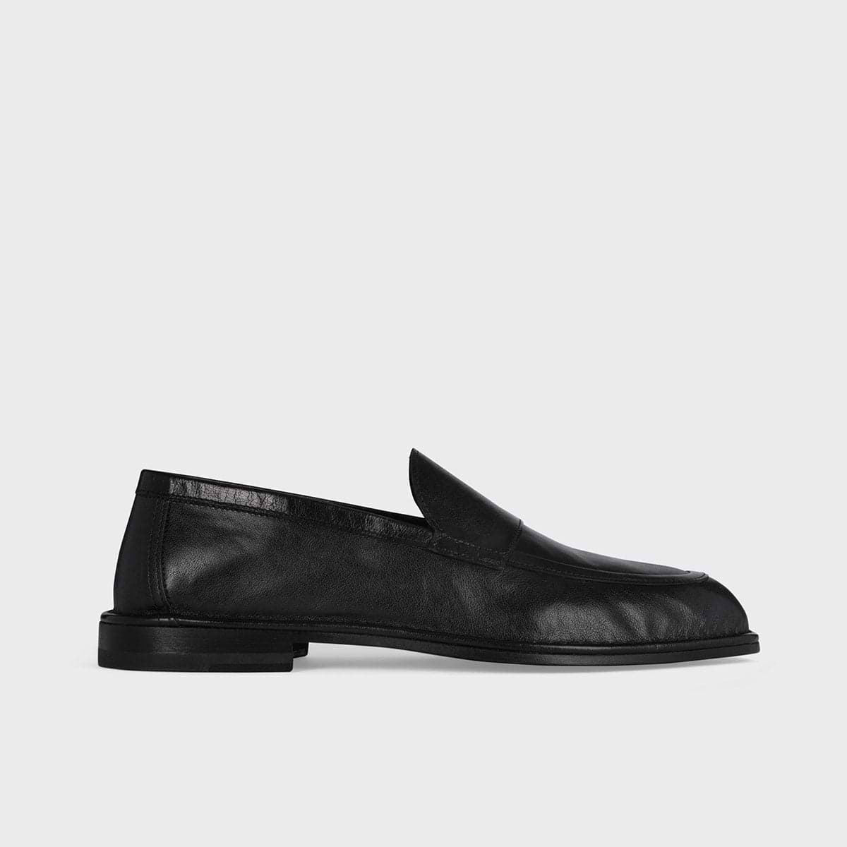 Pierre Hardy NOTO LOAFER, soft loafer in black kangaroo leather