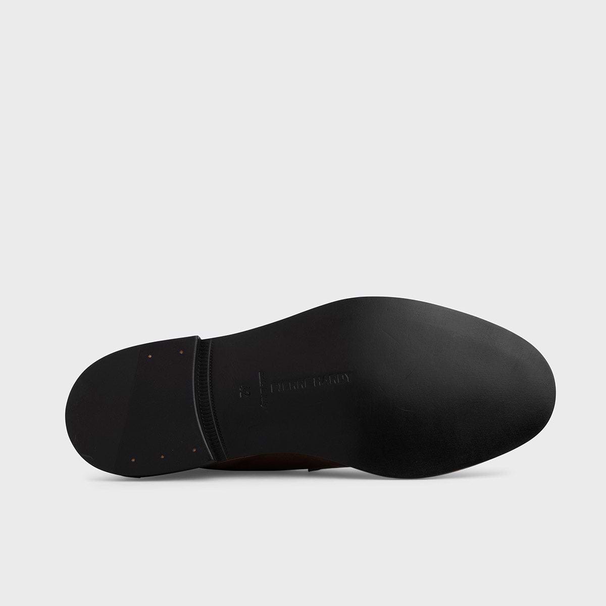 Pierre Hardy NOTO LOAFER, soft loafer in tobacco kangaroo leather, view 7