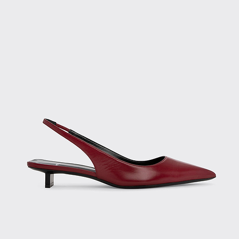 Pierre Hardy STELLA SLINGBACK, carmine red kidskin