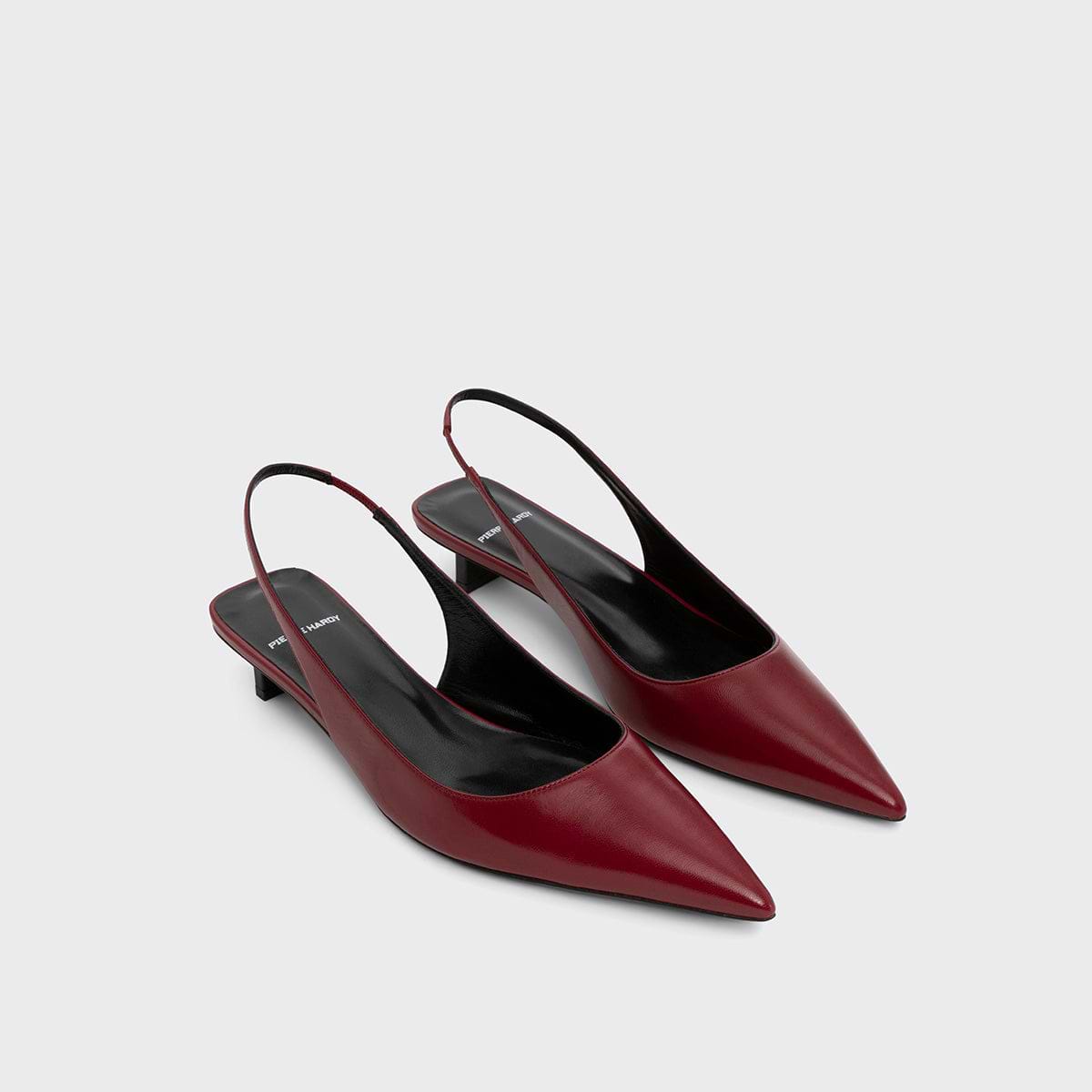 Pierre Hardy STELLA SLINGBACK, carmine red kidskin, view 6