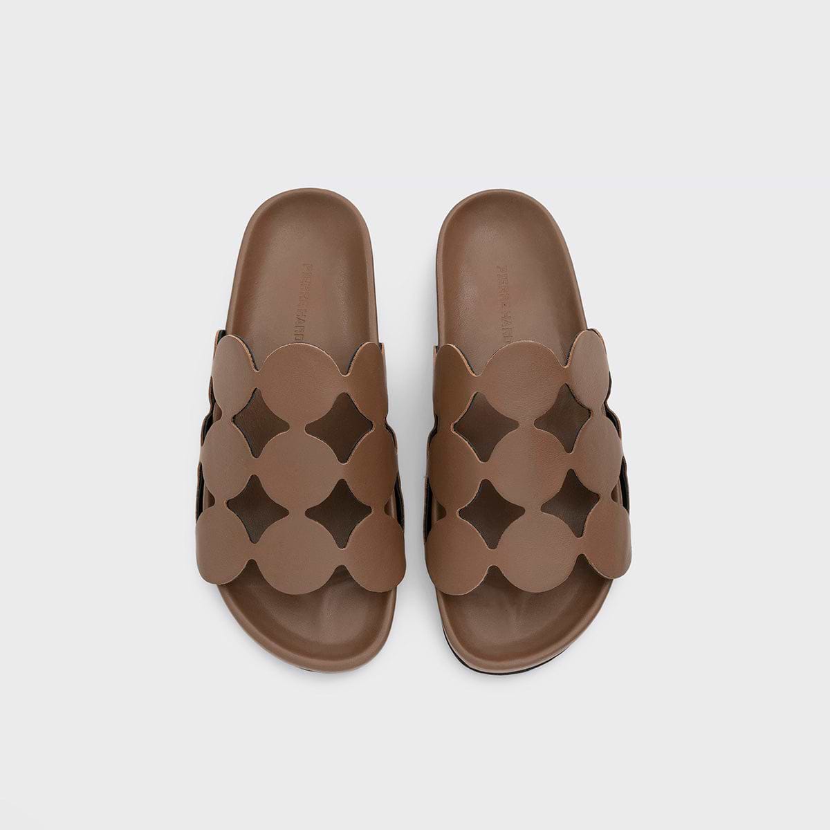 Pierre Hardy BEACH BULLES, camel calfskin, view 2