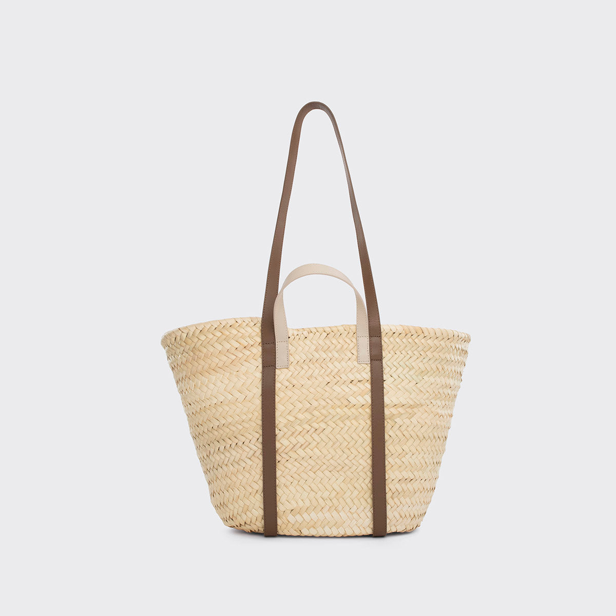 Pierre Hardy ALPHA BASKET, camel, off-white & black lambskin and white calfskin, view 7