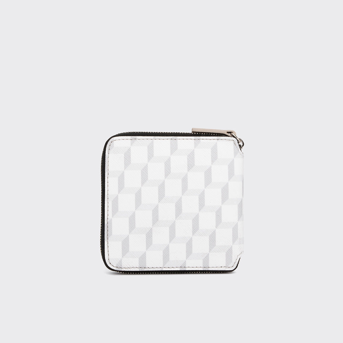 Pierre Hardy HONORÉ WALLET, white cube perspective coated canvas and cappuccino & off-white calfskin, view 4