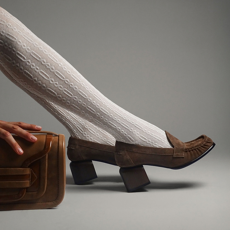 ROMY HEELED LOAFER