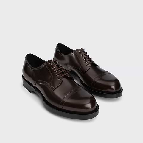 Pierre Hardy RALPH DERBY, brown patent calfskin, view 2