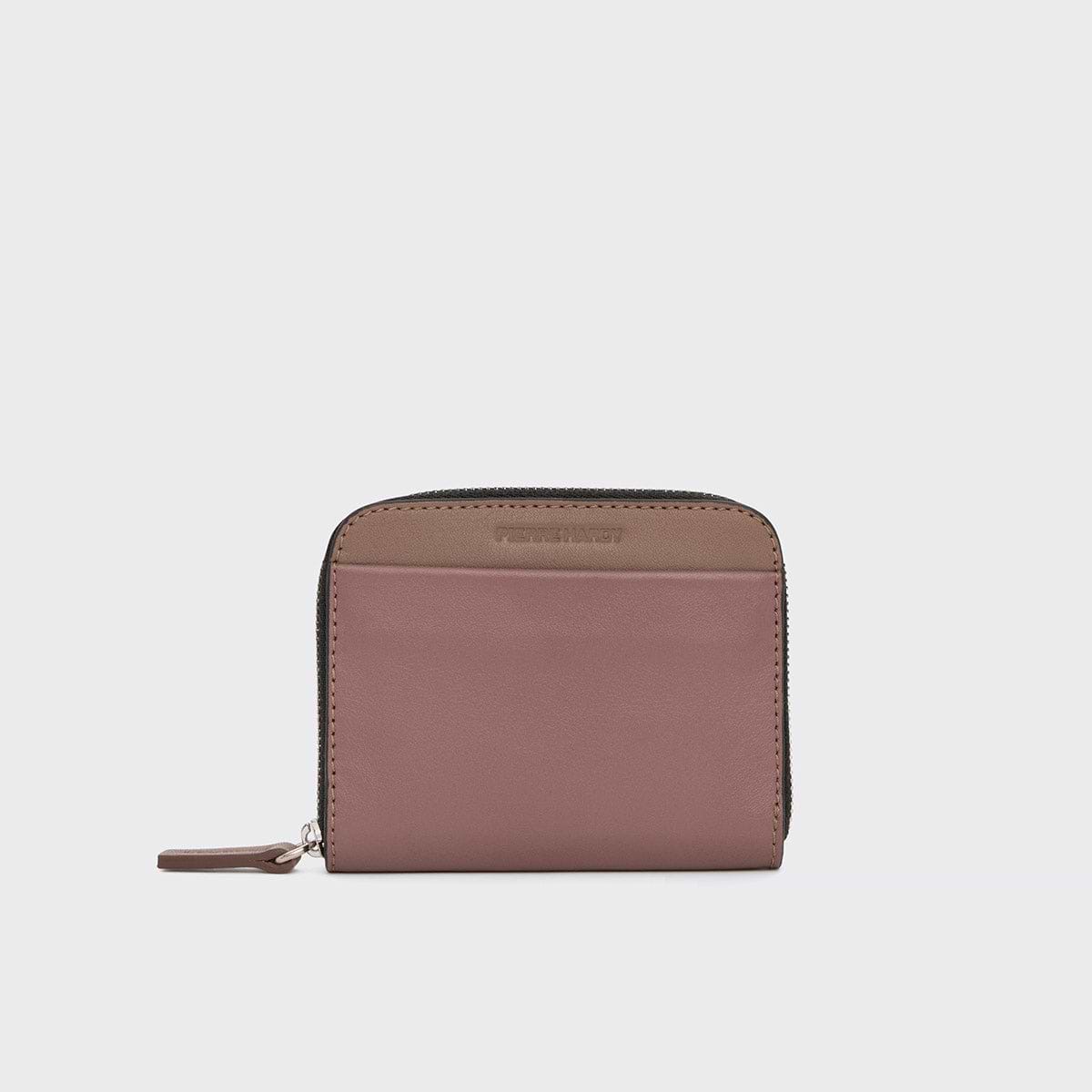 Pierre Hardy GINZA COIN PURSE, pink & beige calfskin
