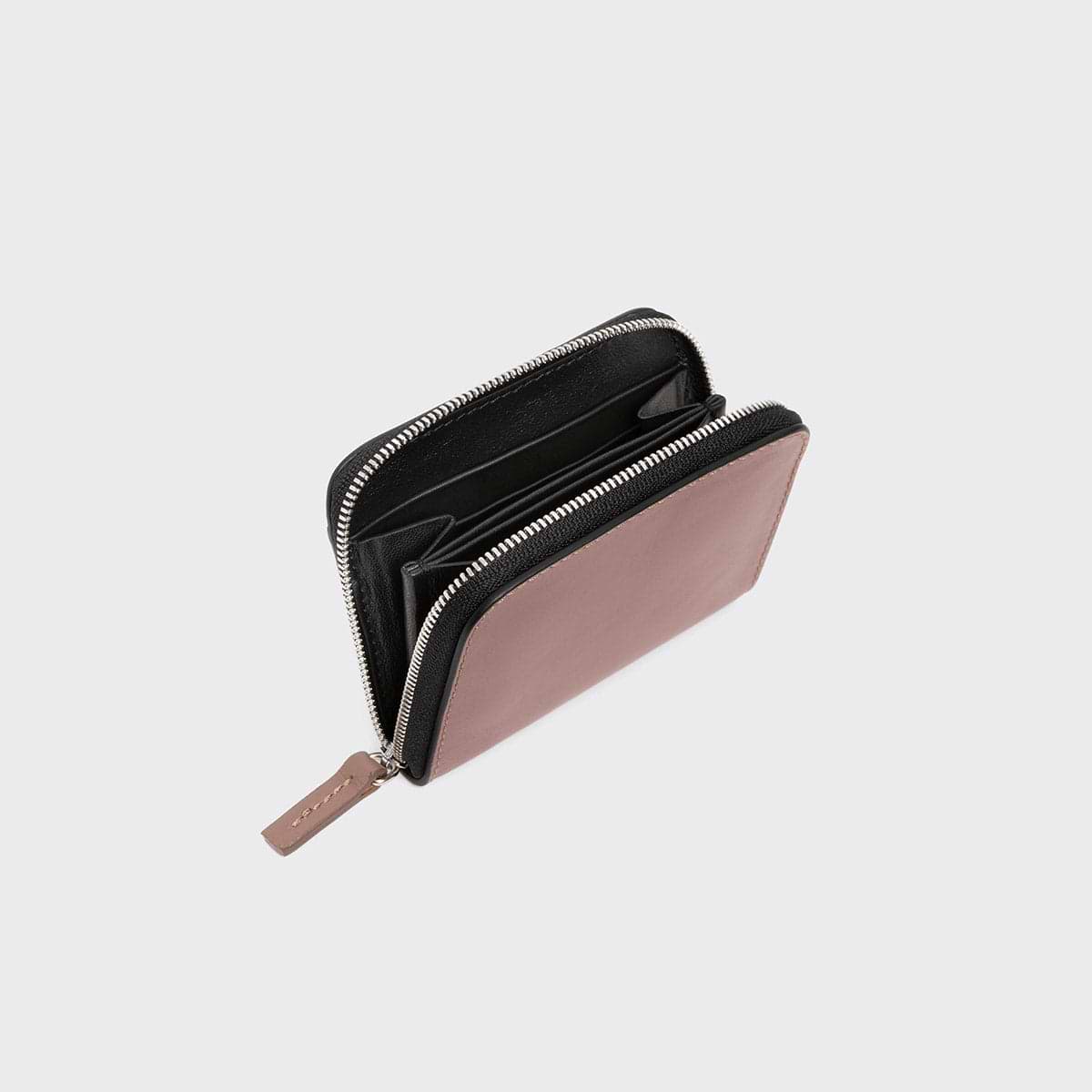 Pierre Hardy GINZA COIN PURSE, pink & beige calfskin, view 2