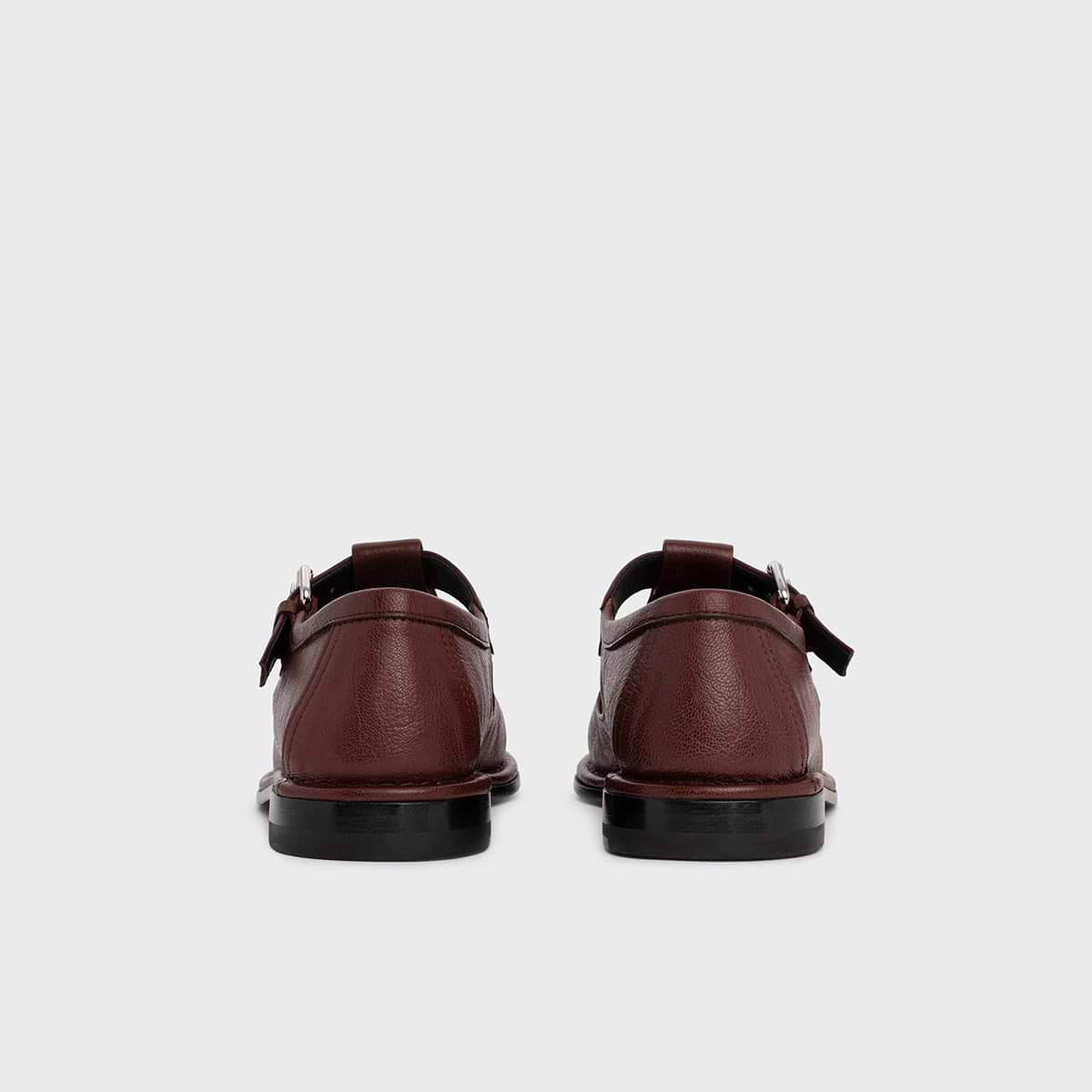 Pierre Hardy MODICA SANDAL, burgundy grained kidskin, view 8