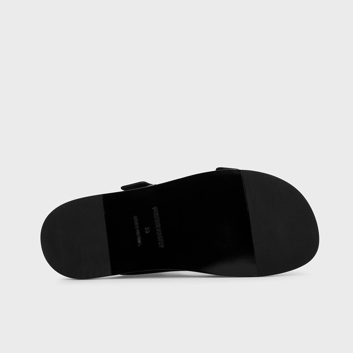 Pierre Hardy MARLON SANDAL, black metalized kidskin, view 6
