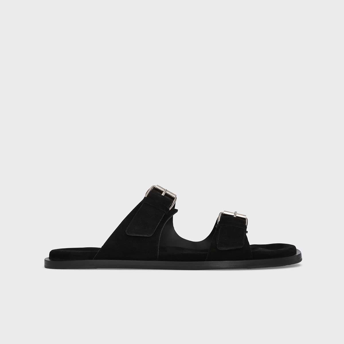 Pierre Hardy MARLON SANDAL, black suiede calfskin